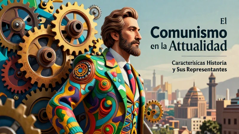 Ilustración detallada del Comunismo e historia