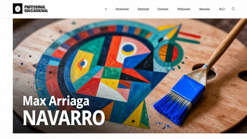 Max Arriaga: Artista excéntrico, obra destacada en color