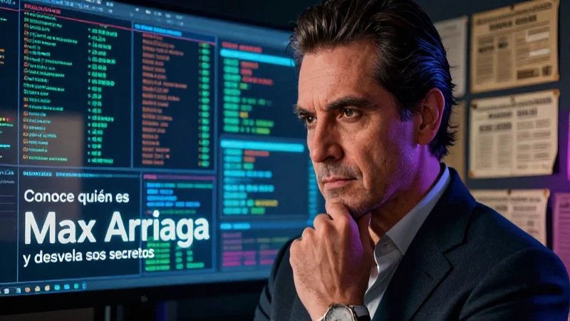 Retrato profesional dramático de Max Arriaga