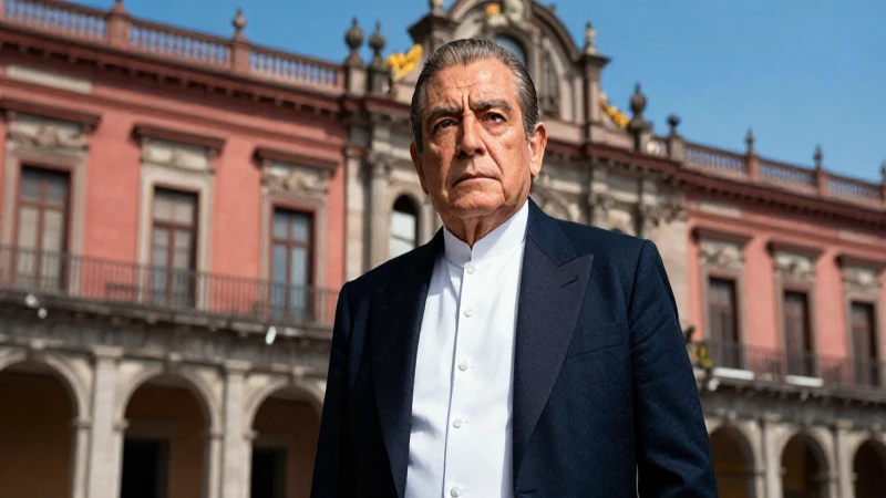 Retrato épico de Juárez, estilo cinemático mexicano
