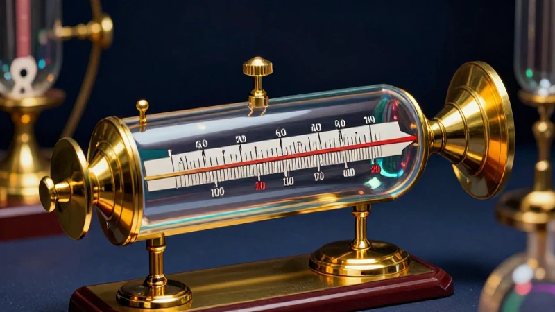 Termoscopio de Galileo ilustrado con detalle