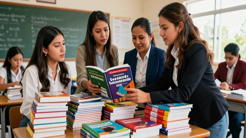 Docentes eligen los libros de texto