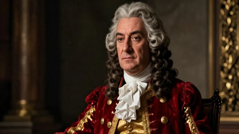 Conoce los líderes destacados del virreinato: historia y gobernantes 4 Retrato dramático de viceroy colonial del siglo XVIII