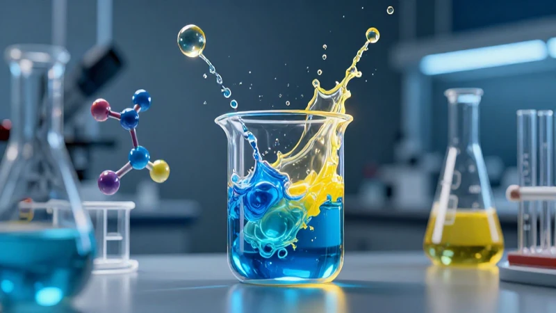 Domina Química 3 en secundaria: guía clave con ejercicios y trucos 5 Reacción química vibrante en laboratorio moderno