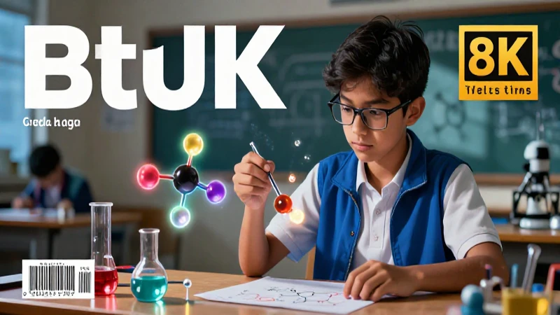 Domina Química 3 en secundaria: guía clave con ejercicios y trucos 4 Joven resuelve química con diseño educativo vibrante
