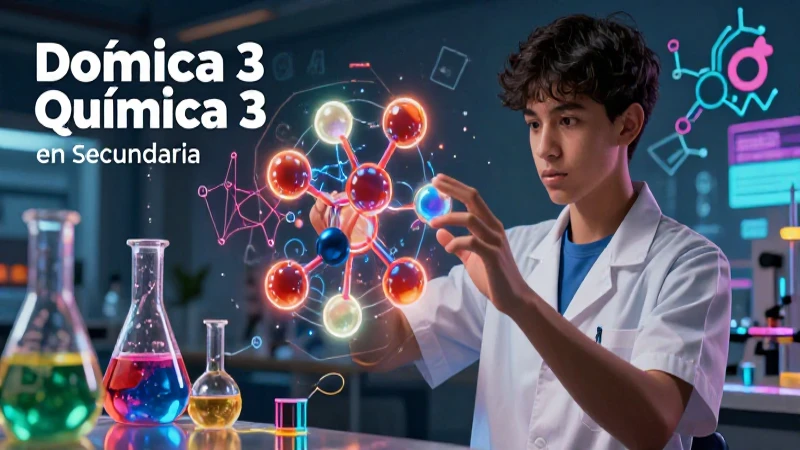 Domina Química 3 en secundaria: guía clave con ejercicios y trucos 3 Química 3: conceptos y ejercicios clave