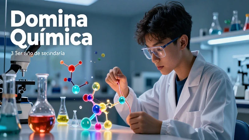 Domina tres conceptos clave de química escolar