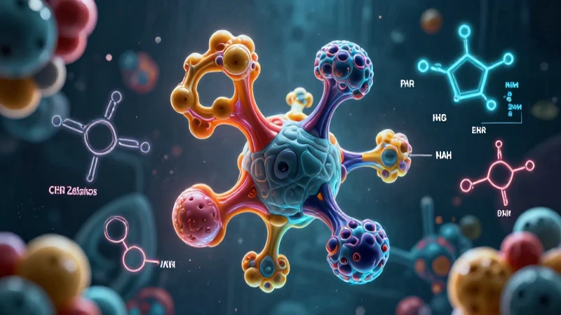 Química orgánica: Concepto, historia y compuestos clave 4 Estructuras moleculares orgánicas brillantes, detalladas y educativas