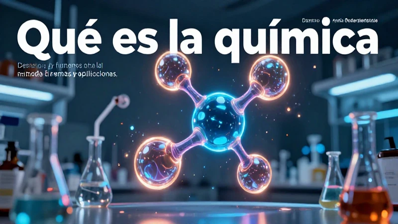Química: futuro, historia, ramas y aplicaciones
