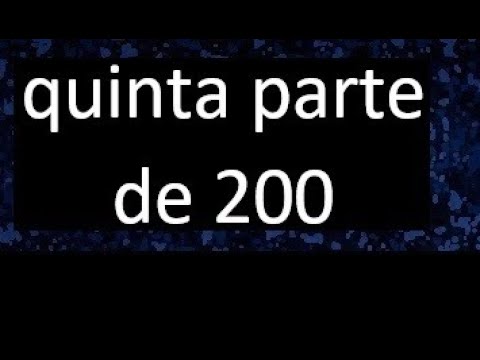 Quinta parte: Aprende sobre 2/5 y su cálculo fácil 28 quinta parte aprende sobre 2 5 y su calculo facil 1