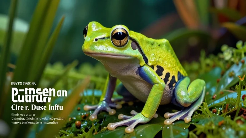 Rana macro, símbolo de naturaleza y cultura