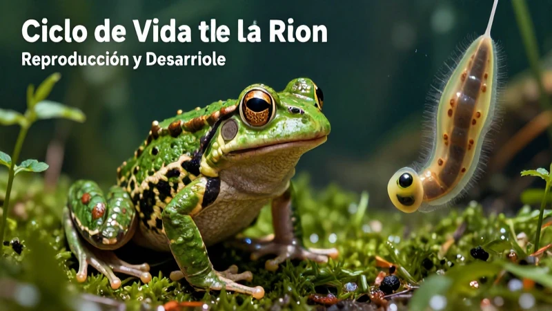 Ciclo de vida de la rana: Metamorfosis vibrante y profesional