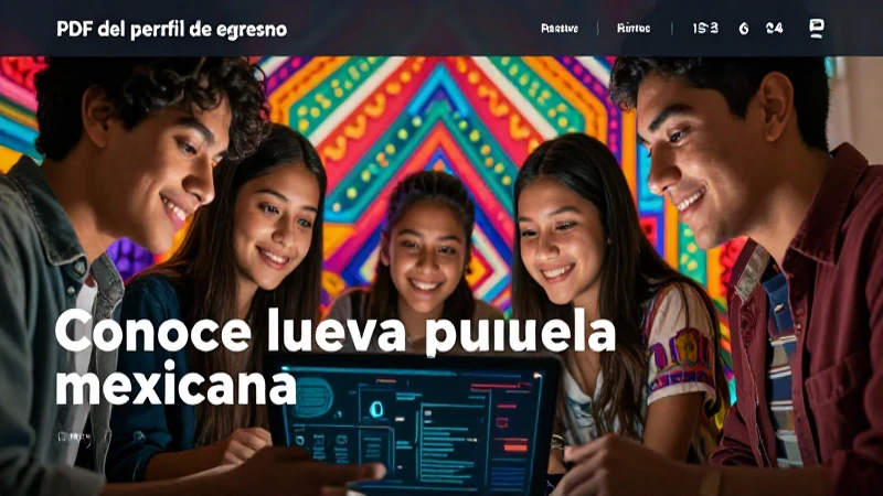 Descarga el PDF del perfil de egreso: Conoce la nueva escuela mexicana 5 Educación mexicana moderna: aprendizaje y colaboración