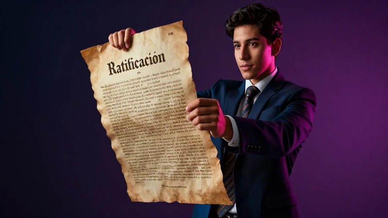 Qué es la ratificación, su etimología y aplicación en derecho 3 Ilustración conceptual sobre la ratificación