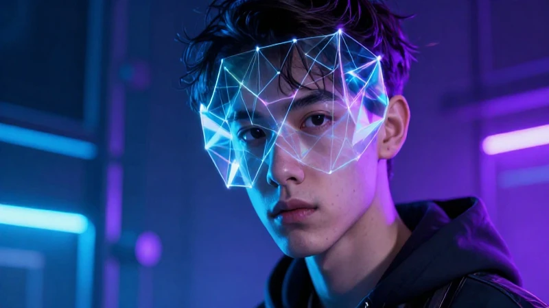 Raves: Definición, características y concepto explicado 5 Retrato estudiantil vibrante en atmósfera holográfica