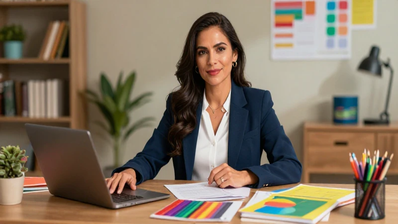 Docente mexicana profesional y vibrante