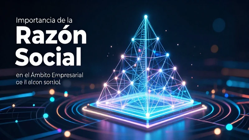 Razón Social: Qué es, Definición y Concepto Esencial 3 La razón social es identidad legal empresarial