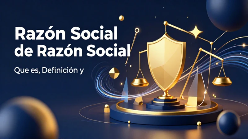 Razón Social: Qué es, Definición y Concepto Esencial 7 Guía esencial de la Razón Social