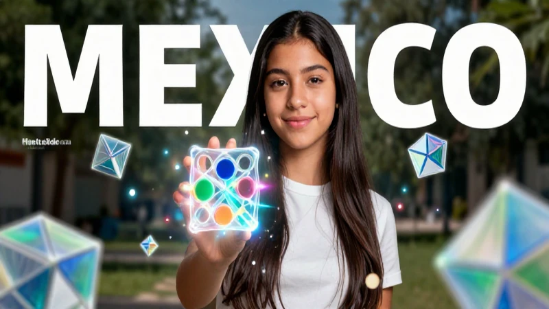 Estudiante mexicano brillante con acertijo lógico