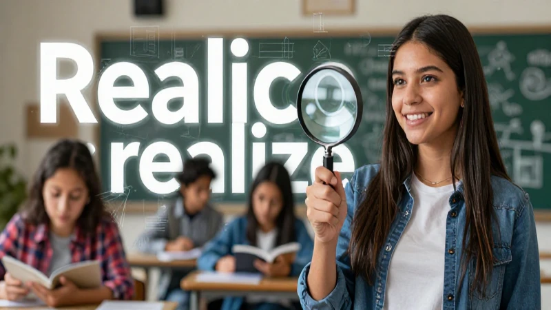 Realice o realize: Cuál es la forma correcta de escribir 4 Ilustración educativa de un estudiante mexicano