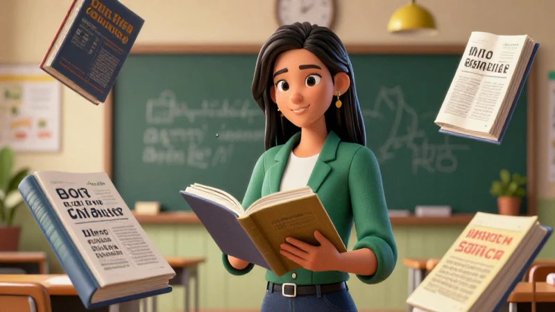 Realice o realize: Cuál es la forma correcta de escribir 5 Maestra mexicana pulida con libros flotando