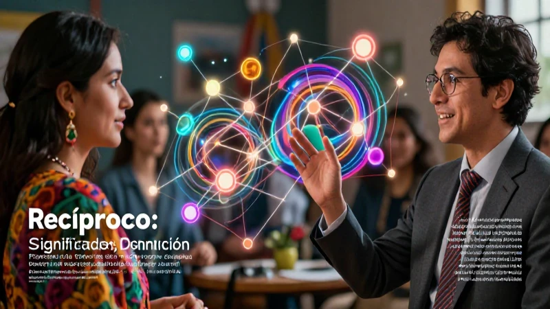Ilustración educativa moderna sobre el concepto Recíproco