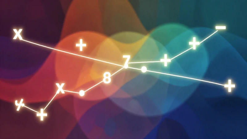 Guía completa de la recta numérica: números positivos y negativos 3 Diseño vibrante de línea de números abstracta