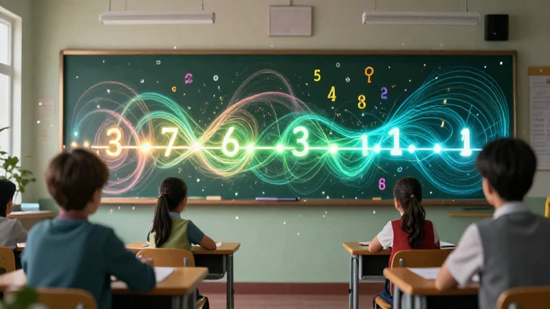 Recta numérica: definición, utilidad y conceptos clave 6 Ilustración educativa abstracta con diseño vibrante