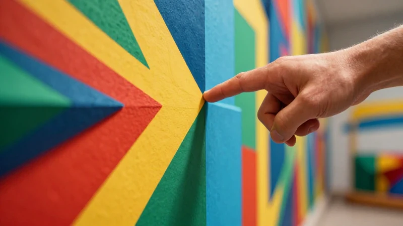 Geometría moderna vibrante con toque educativo