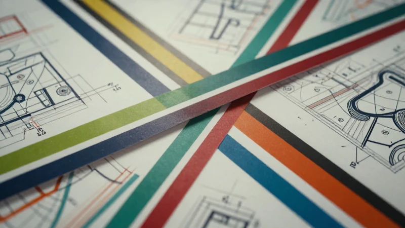 Conoce rectas paralelas y perpendiculares: guía completa y práctica 5 Diseño geométrico moderno y colorido con estética educativa