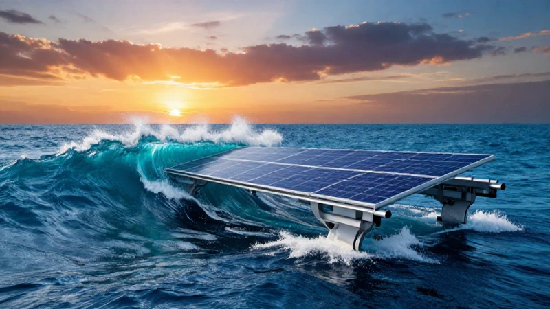 Recurso renovable: 10 ejemplos para un futuro sostenible 7 Tecnología oceánica sostenible al atardecer
