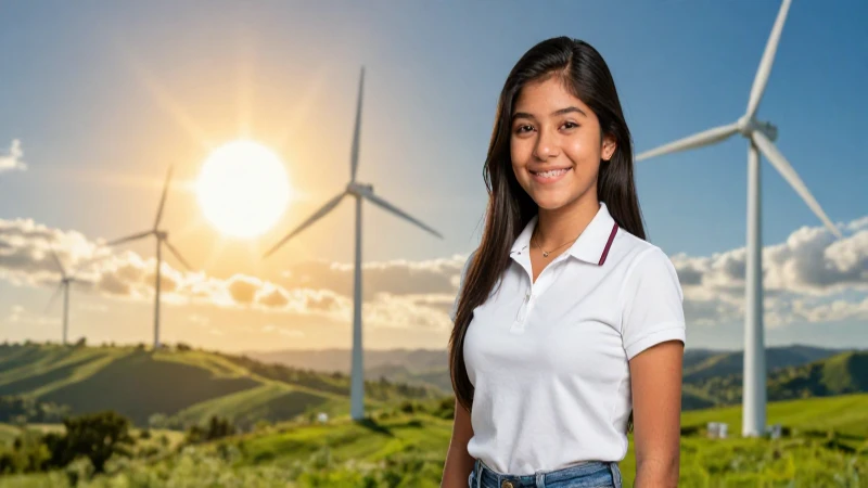 Recurso renovable: concepto, características y ejemplos 5 Estudiante mexicano con energía renovable
