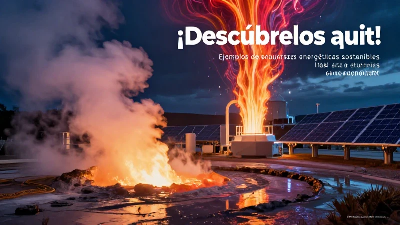 Energía geotérmica: fuente de energía renovable