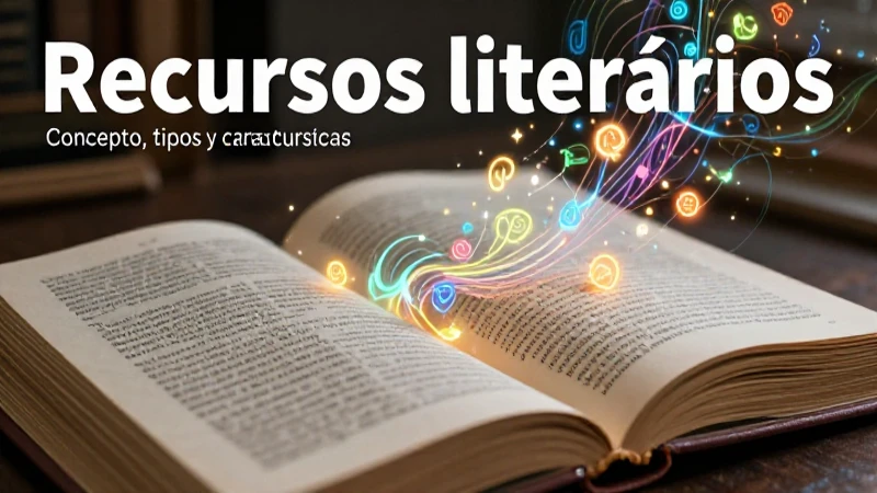 Recursos literarios: concepto, tipos y características 4 Clasificación visual de recursos literarios