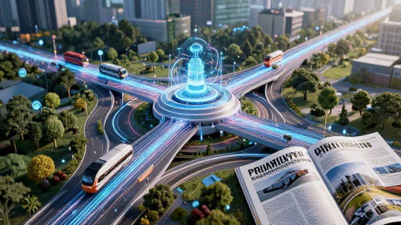 Guía experta para optimizar redes de transporte y comunicaciones 4 Transport futurista y optimizado por inteligencia artificial
