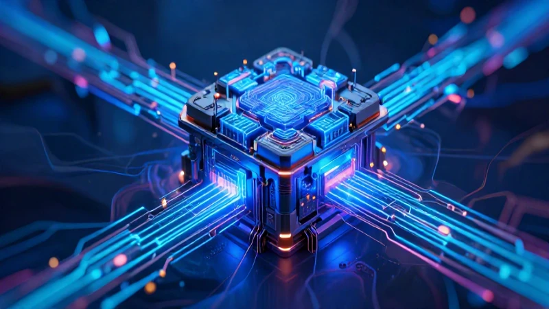 Arte digital futurista y vibrante para redes