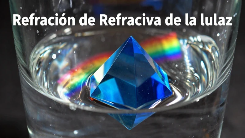 La luz se desvía al pasar por el agua