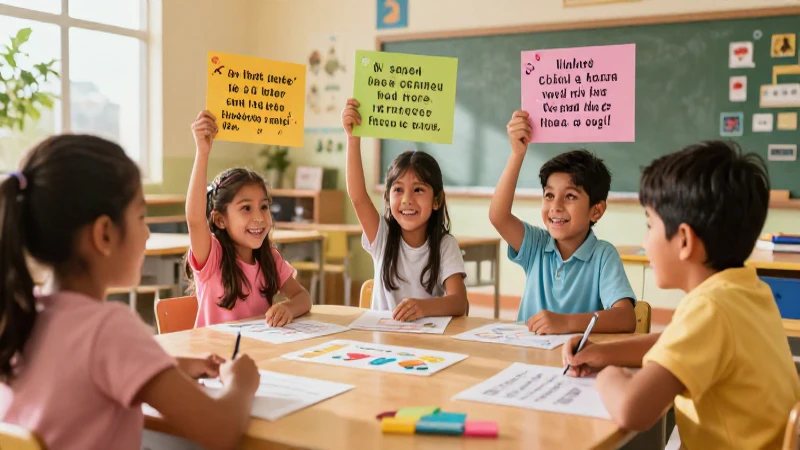 Niños mexicanos aprenden con refranes coloridos