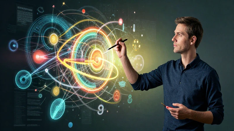 Figuras intelectuales presentan ideas estratégicas visualmente