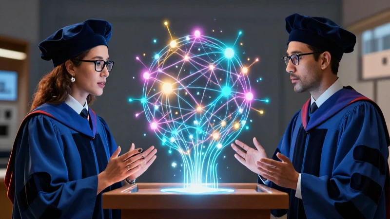 Académicos debatiendo ética y datos