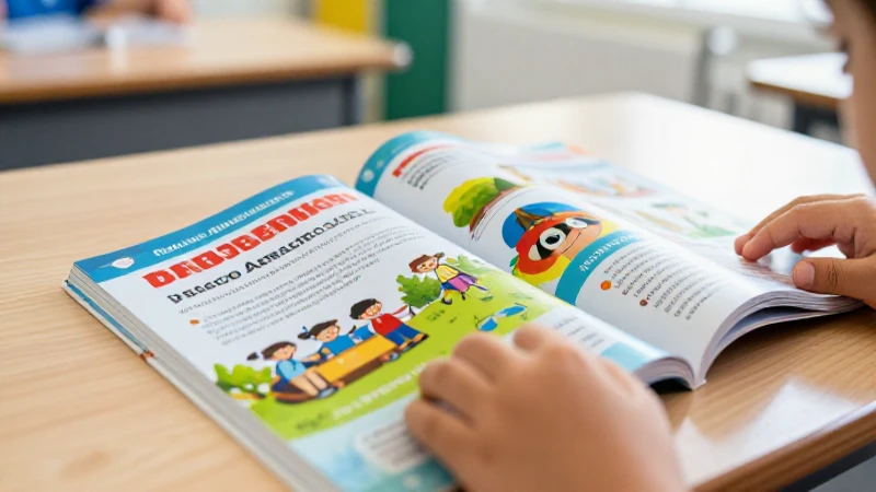 ¡Ahorra dinero! Regalo libros de texto usados para tus hijos 5 Manos pequeñas exploran un libro vibrante y educativo