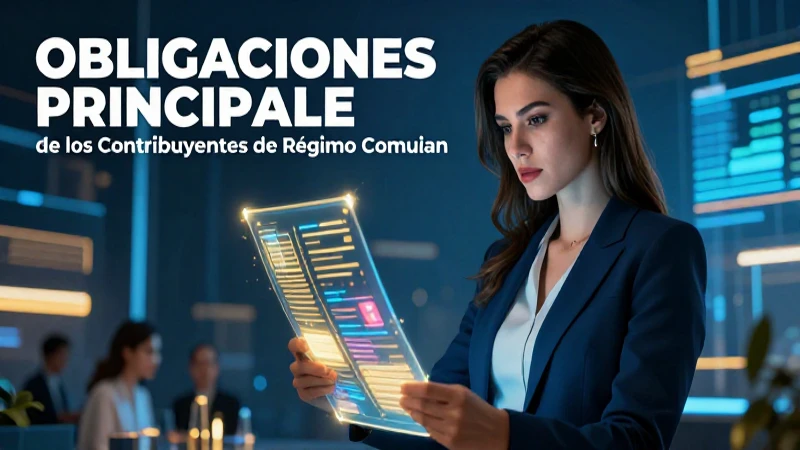 Régimen Común: Definición y Concepto Esencial Explicado 4 Explicación profesional de obligaciones de contribuyentes