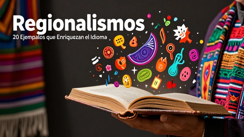 20 regionalismos enriquecen el idioma