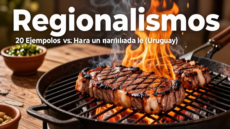 Diferentes palabras para el mismo acto culinario