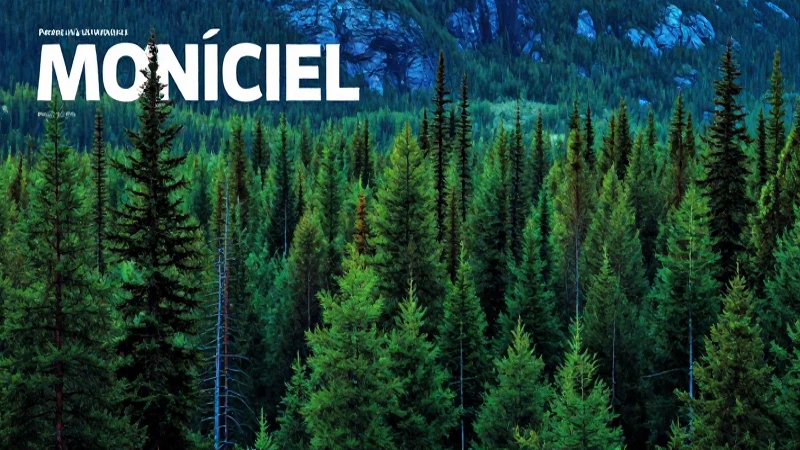 Conoce las regiones climáticas de América: una guía completa 3 Bosque boreal subártico majestuoso, ilustración hiperrealista
