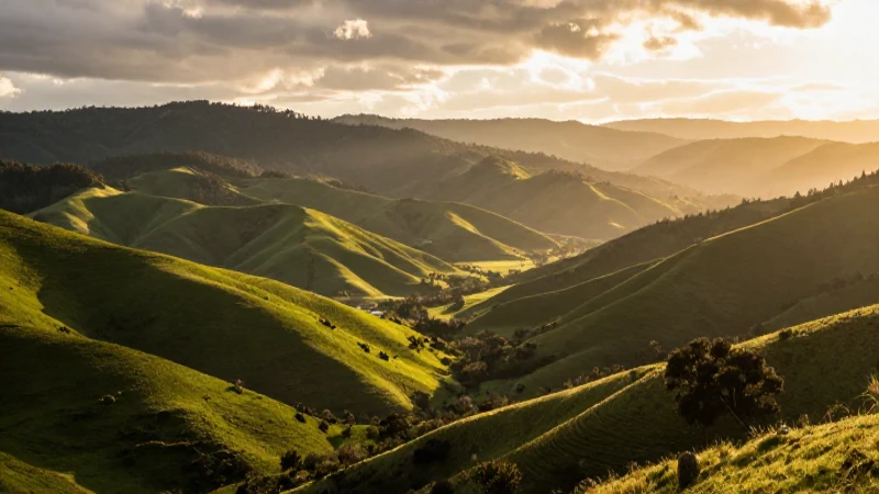 Paisaje templado vibrante de México en alta definición
