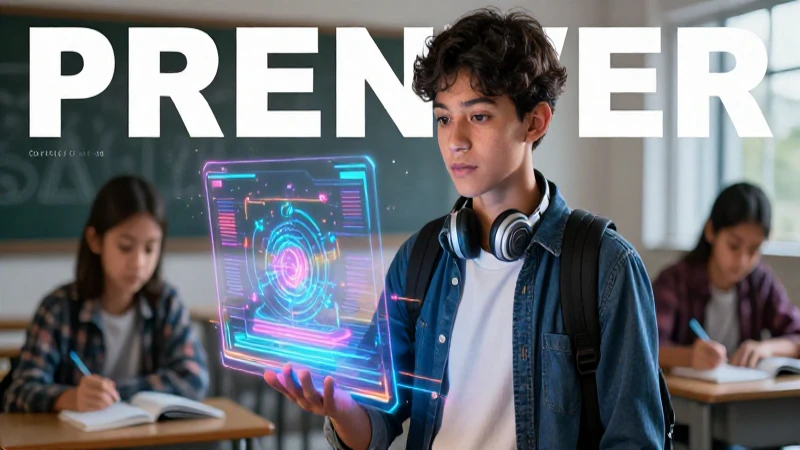 Regla de tres simples: aprende a resolverla fácilmente 8 Joven estudiante mexicano con hologramas educativos