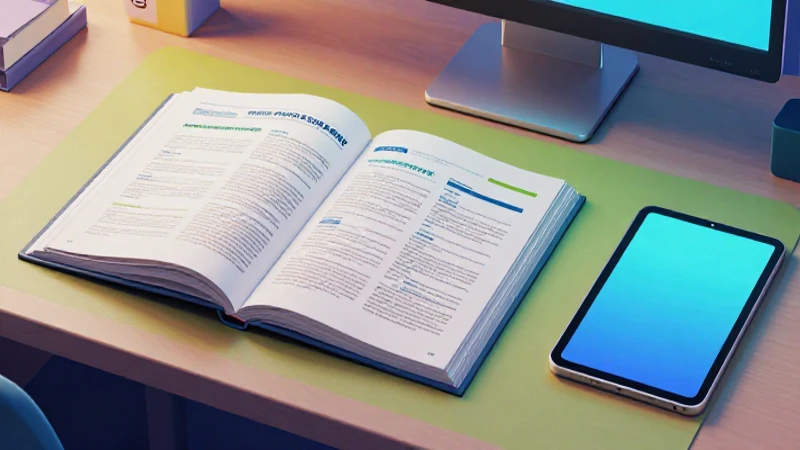 Escritorio moderno con tablet, libro y luz cinematográfica