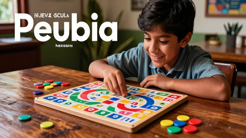 Estudiante mexicano aprende con alegría en el juego