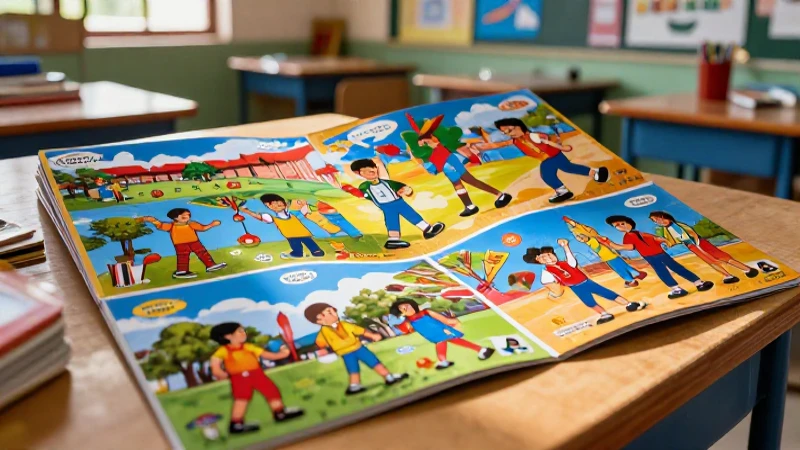 Memorama vibrante en un aula mexicana